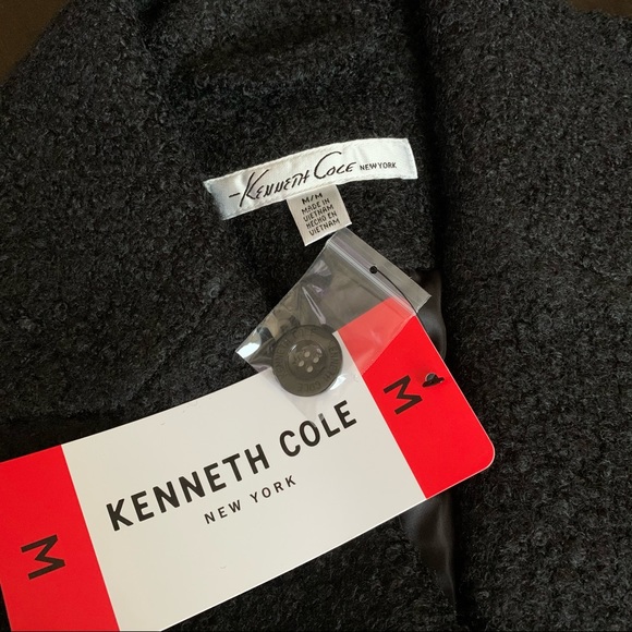 *NEW* Kenneth Cole Boucle Wrap Trench Coat - Picture 10 of 16